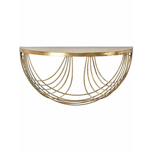 Консоль настенная Glasar 40x21x22 см железо 7184₽