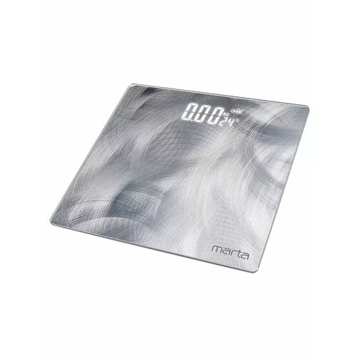Весы напольные умные MARTA MT-SC3605 алюминий