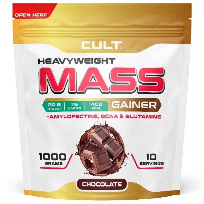 Cult 100% Pure Mass Gainer - 1000 грамм, шоколад