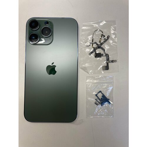 Корпус для Apple iPhone XR в стиле Apple iPhone 13/14 PRO, Зеленый, Midnight Green зеленый