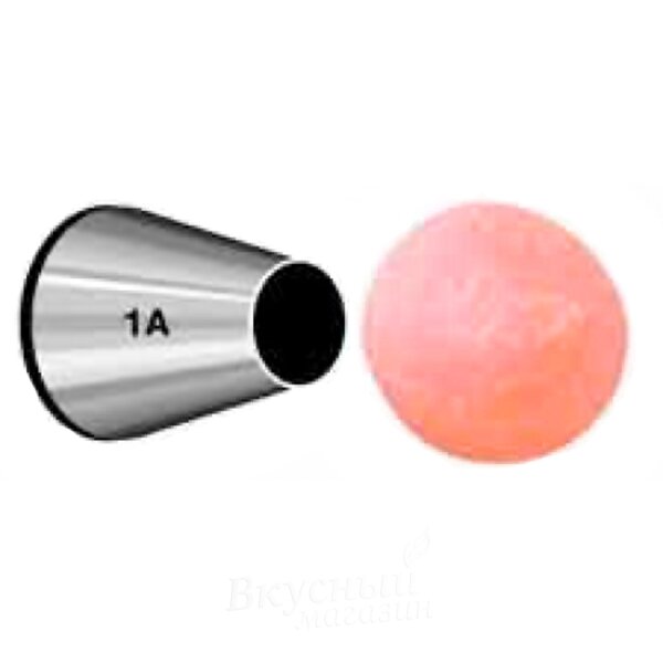 Насадка кондитерская круглая 13 мм. 1А Round Wilton 402-1001