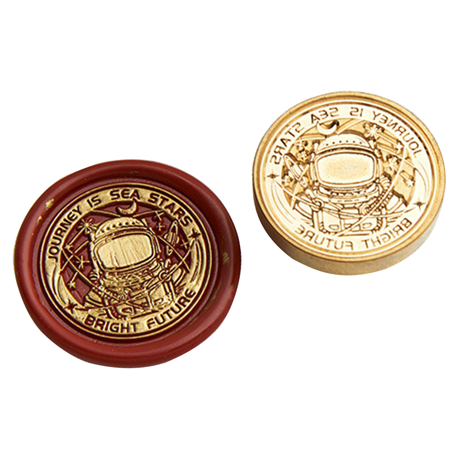 Ретро-печать огненной краской с тиснением особой формы - Морская звезда