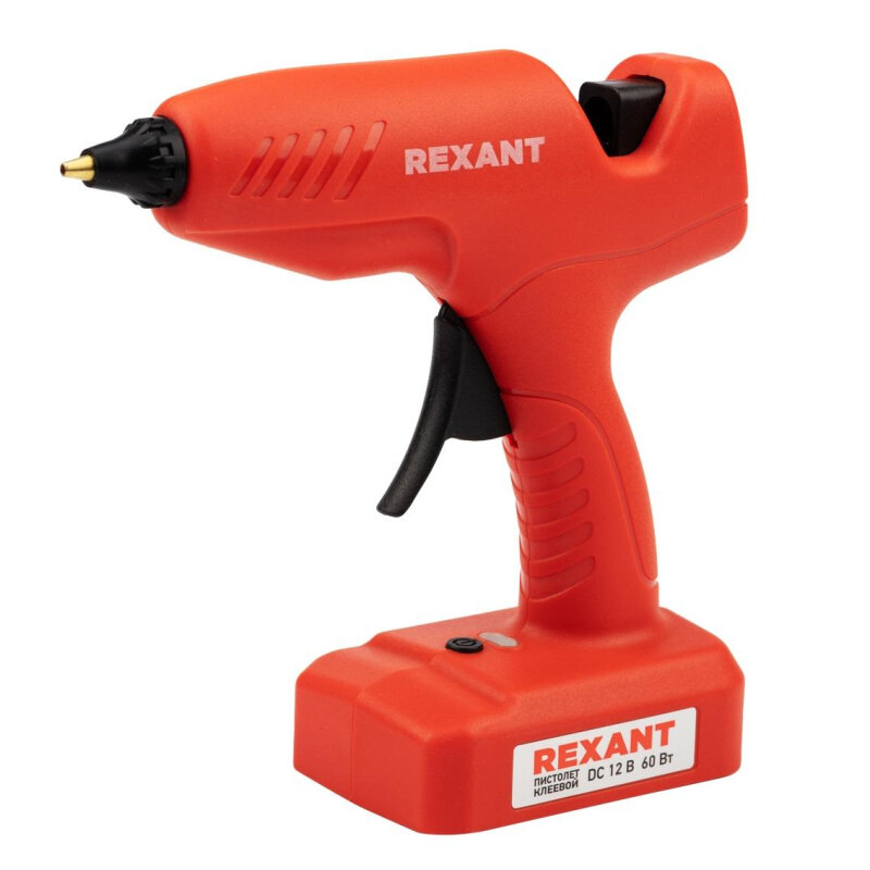 Пистолет клеевой аккумуляторный REXANT 60Вт d11 мм 
