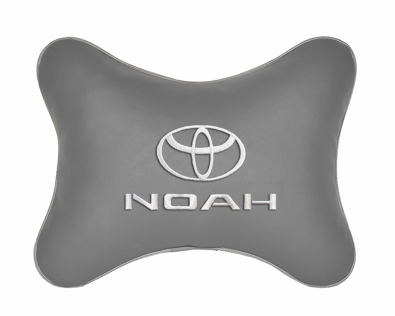 Подушка на подголовник автомобильная серая экокожа TOYOTA Noah