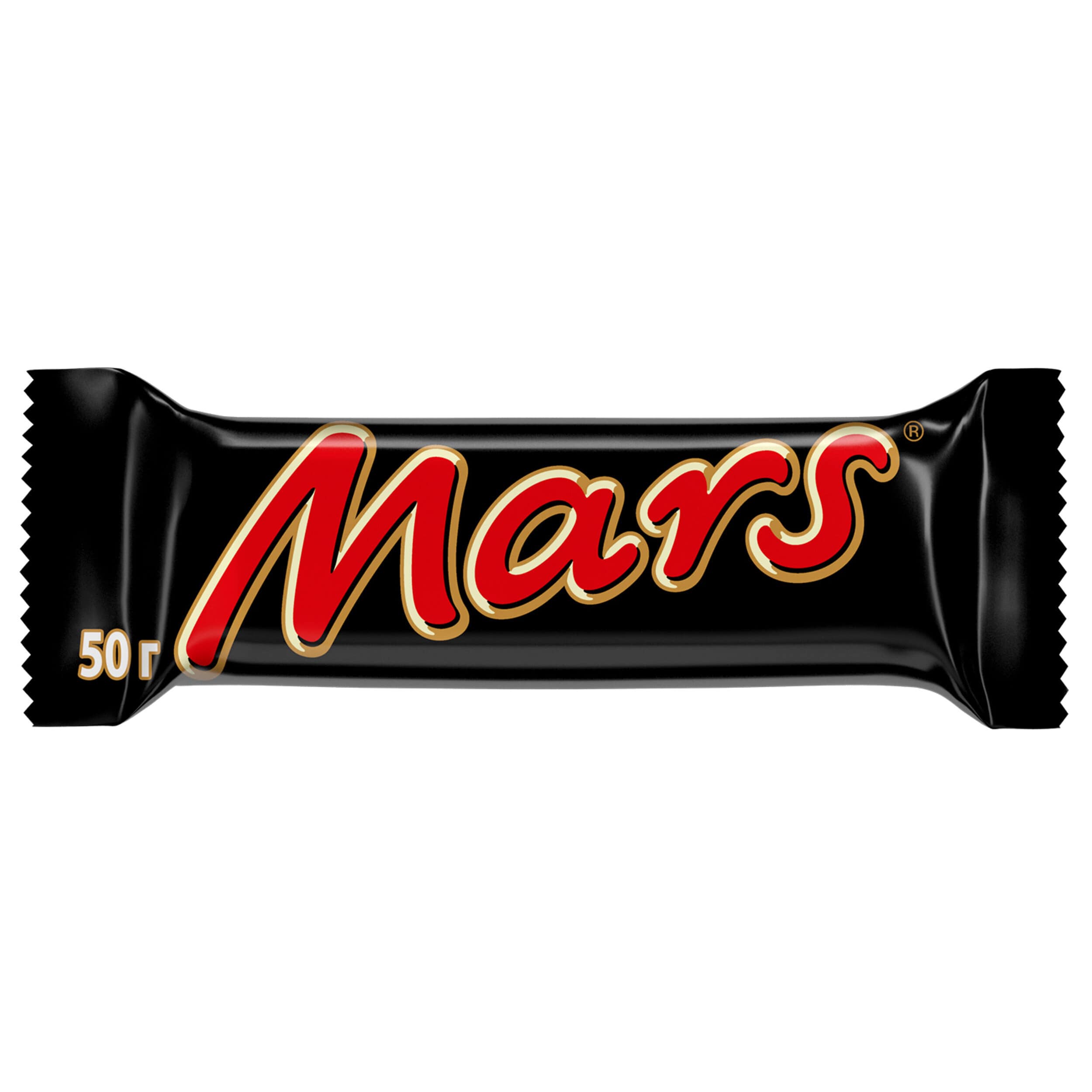 Шоколадные батончики Mars с карамелью и нугой, 36 шт по 50 г — фото 1