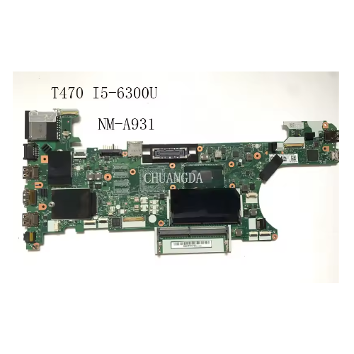 Для LENOVO ThinkPad T460 Материнская плата ноутбука I5-6300U CPU DDR4 01HW539 CT470 NM-A931 UMA 4000₽