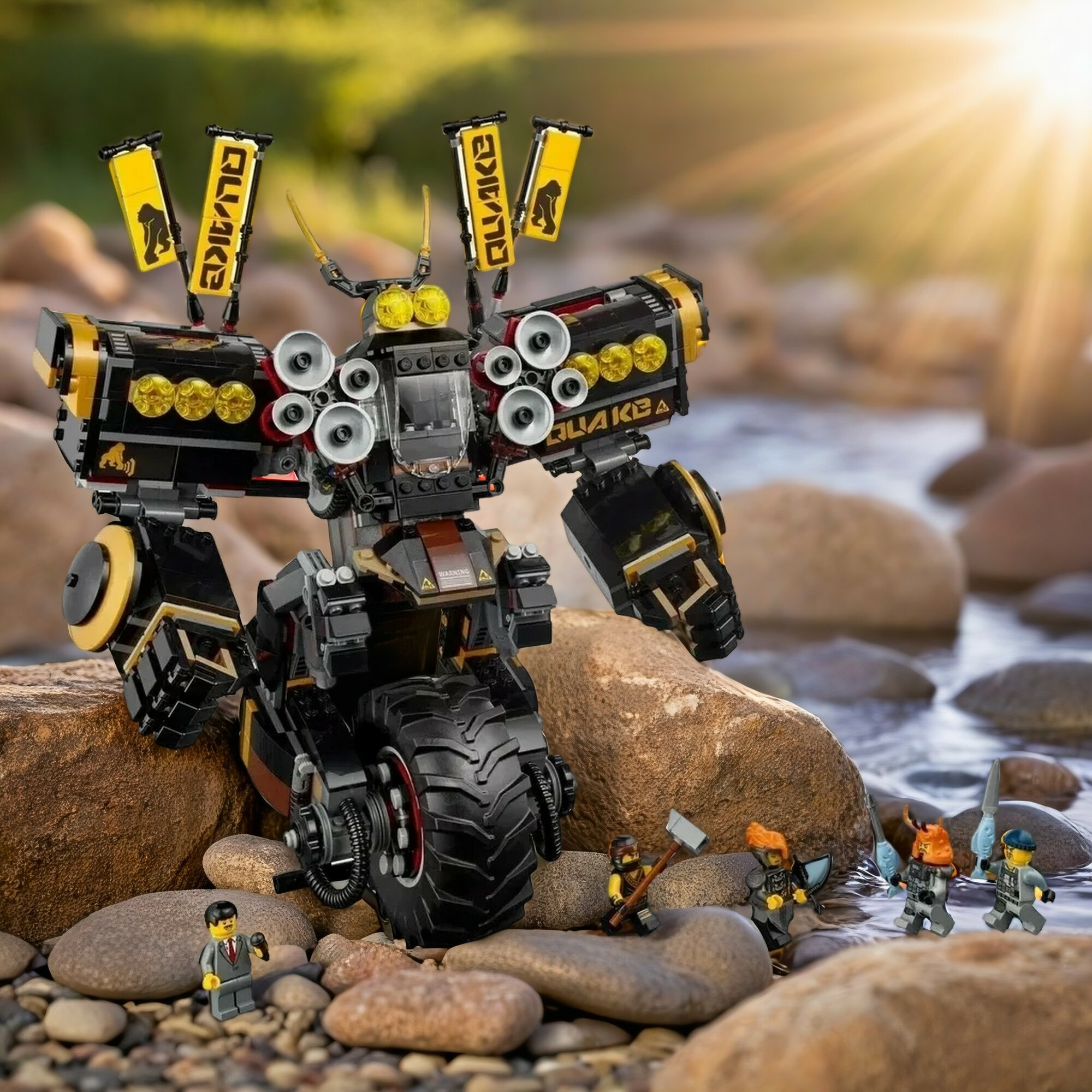 Конструктор ниндзя Робот Землетрясений (NINJAGO, Ninja) 1232 деталей