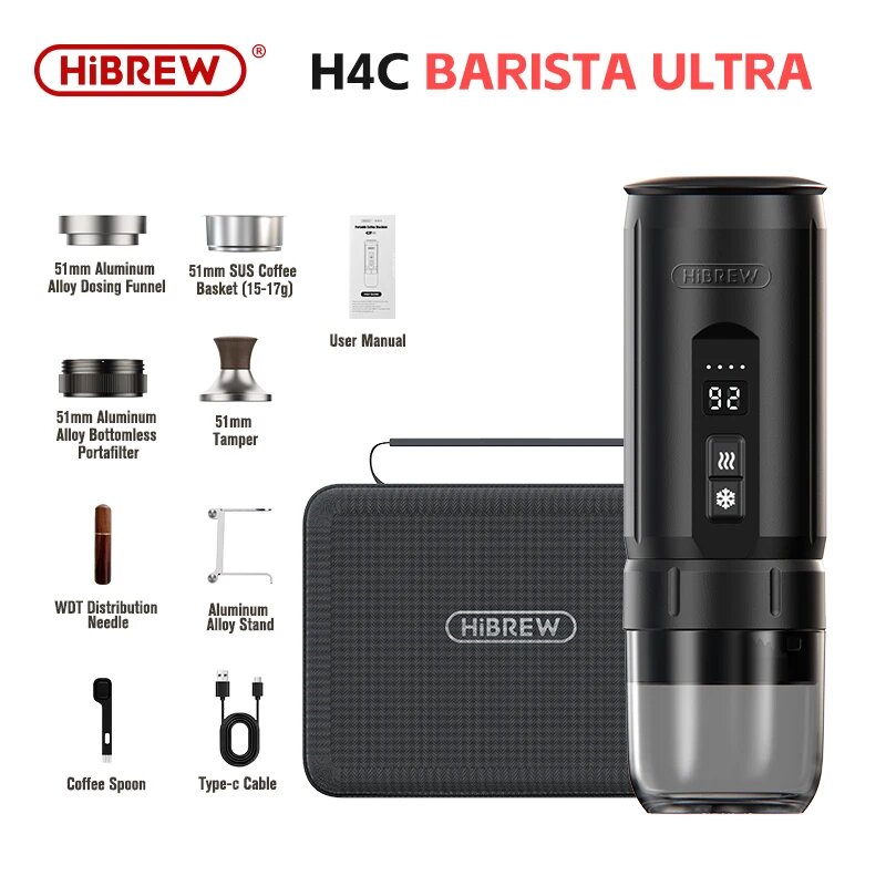 HiBREW портативная кофемашина для эспрессо H4C H4C Barista Ultra