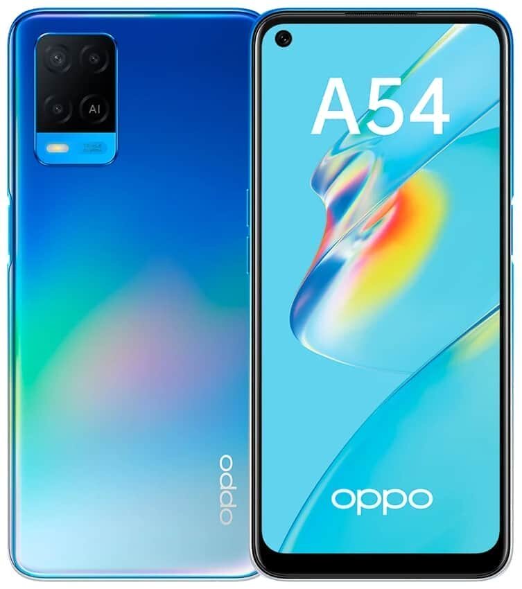 Смартфон OPPO A54, 4 Гб, 128 Гб, IPS, Android, Bluetooth, 5000 мА/ч