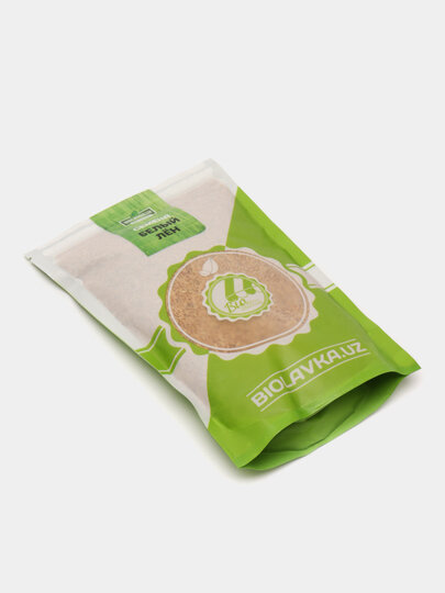 Семена льна 400 гр, BIOLAVKA, степень очистки 99.5%, без глютена — фото 1