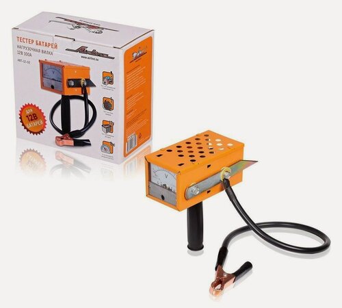 Изображение товара Тестер батарей (нагрузочная вилка) Airline ABT1202, в комплекте 1 шт.