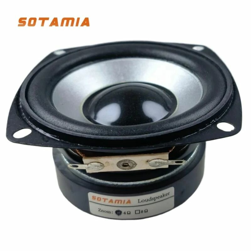 SOTAMIA 1Pcs 3-дюймовый Полнодиапазонный Аудио 4 Ом 20 Вт Hifi Музыкальный звуковой динамик DIY Bluetooth Динамик для домашнего кинотеатра Драйвер