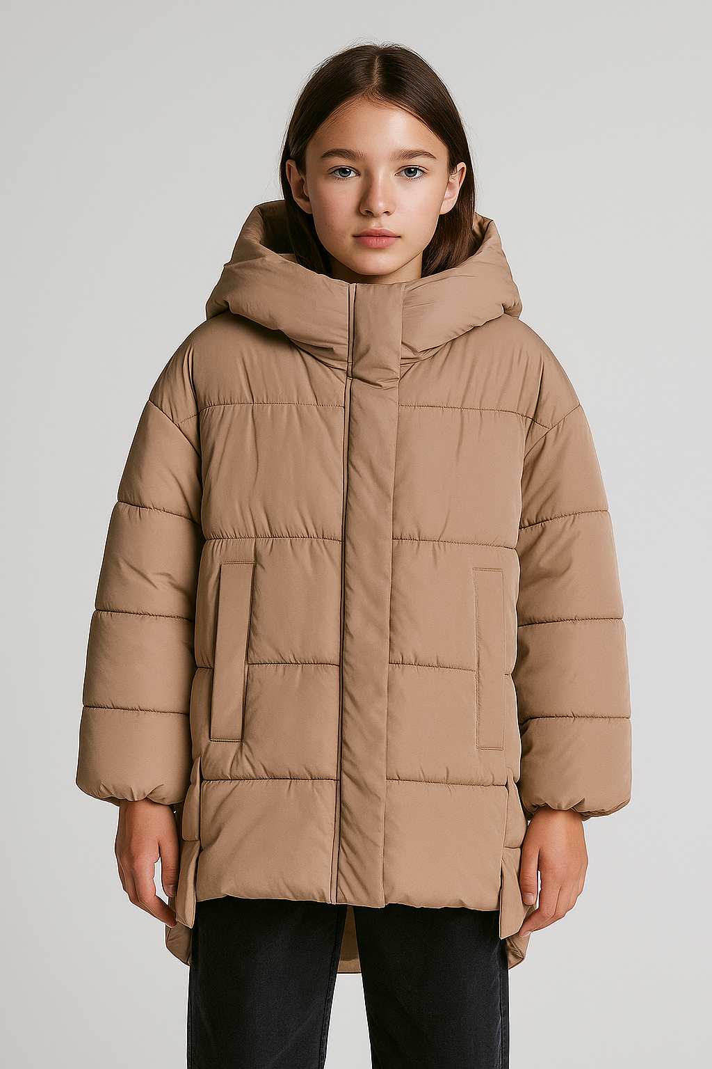 Пальто Funday размер 140 темно-бежевый