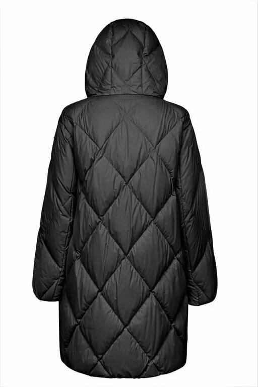 Пуховик GEOX Tahina, размер 48 RU, черный — фото 1