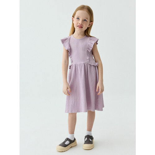Платье Sela, размер 110, фиолетовый рубашка sela размер 110 фиолетовый