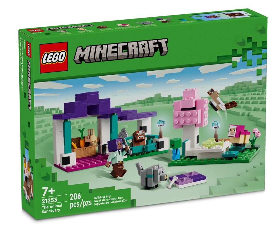 Детали LEGO Minecraft 21253 Приют для животных, 206 дет.