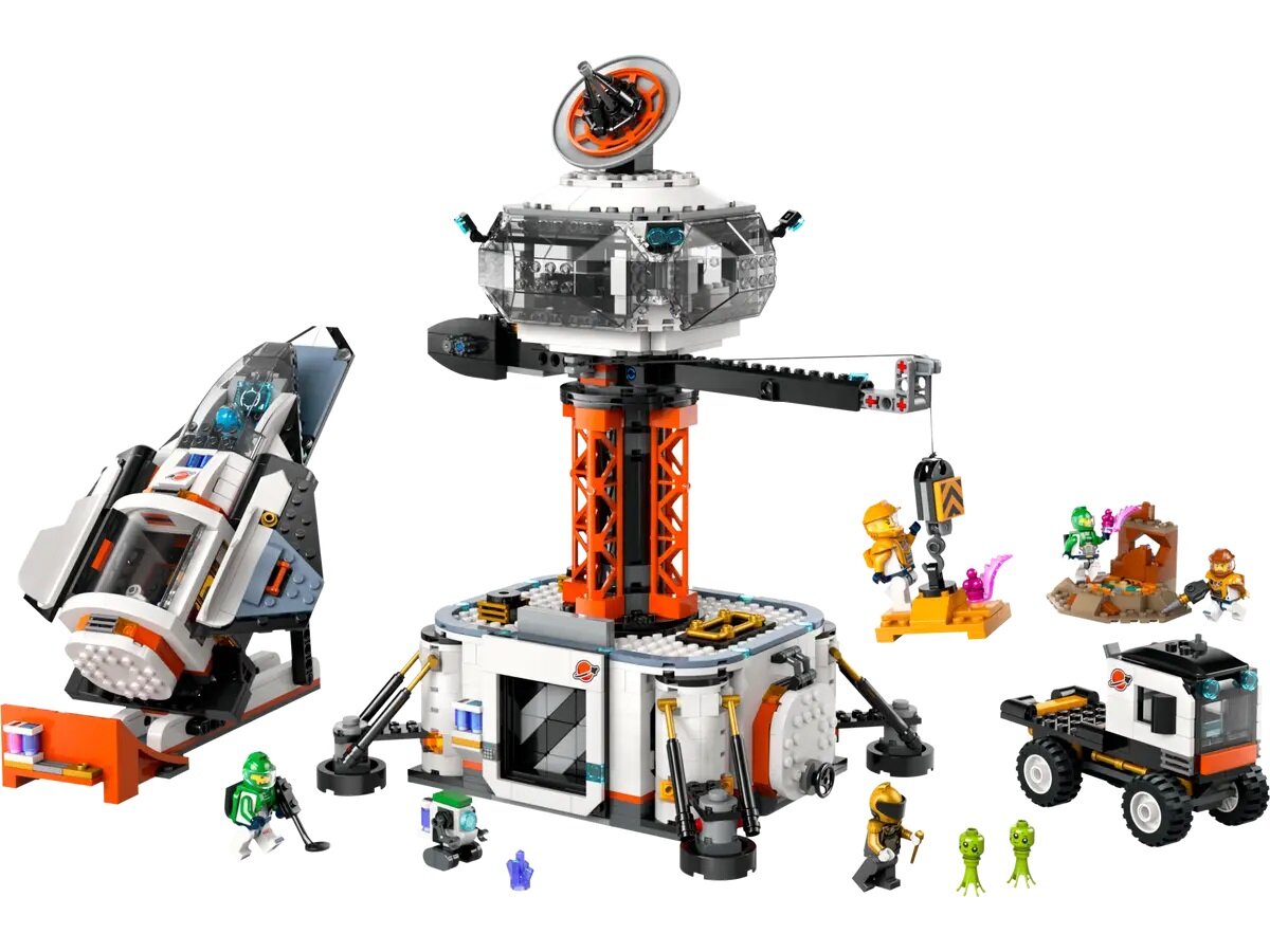 Конструктор LEGO City 60434 Космическая база и стартовая площадка для ракет, 1422 дет.