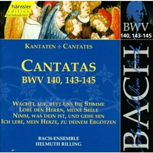 AUDIO CD BACH, J.S: Cantatas, BWV 140, 143-145. 1 CD