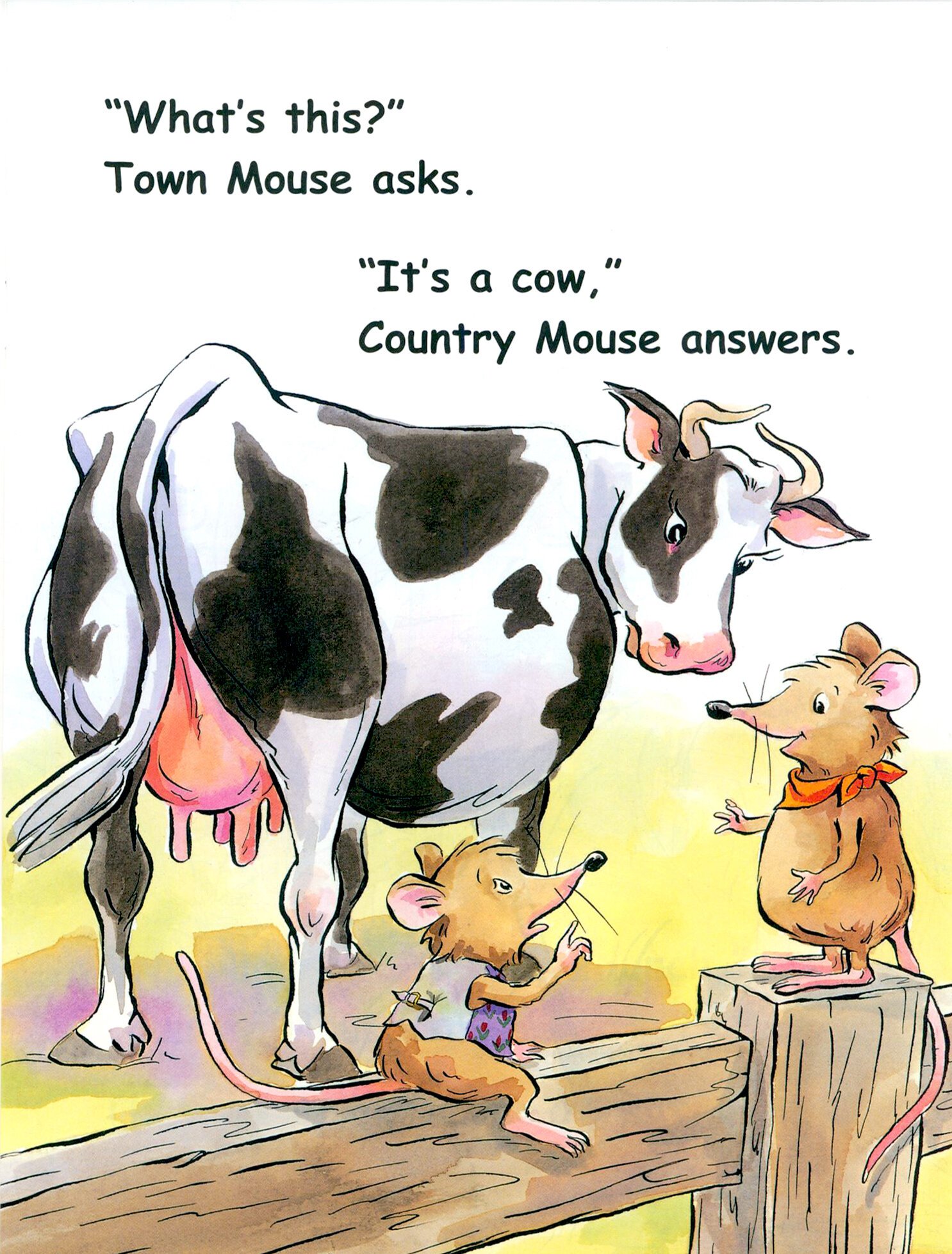 Town Mouse and Country Mouse. Level 1 - фото №3