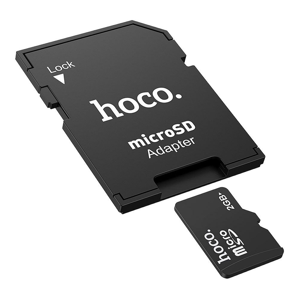 Адаптер для карты памяти HOCO HB22 MicroSD на SD (черный)