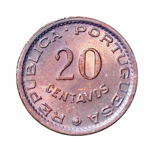 20 сентаво 1974 Мозамбик Португальский UNC клуб нумизмат монета 20 сентаво колумбии 1901 года бронза лепрозорий