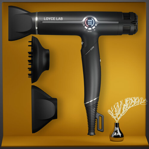 Фен для волос профессиональный с ионизацией и насадками 1220000₽