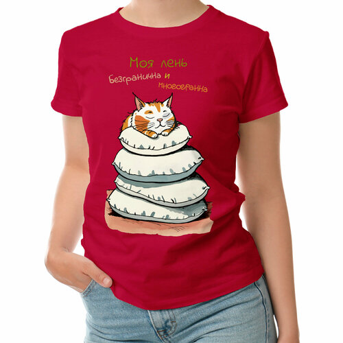 фото Футболка roly, размер l, красный