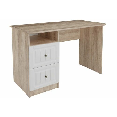 Стол письменный Komfort S Богуслава М16 Дуб Баррик/Крем Брюле