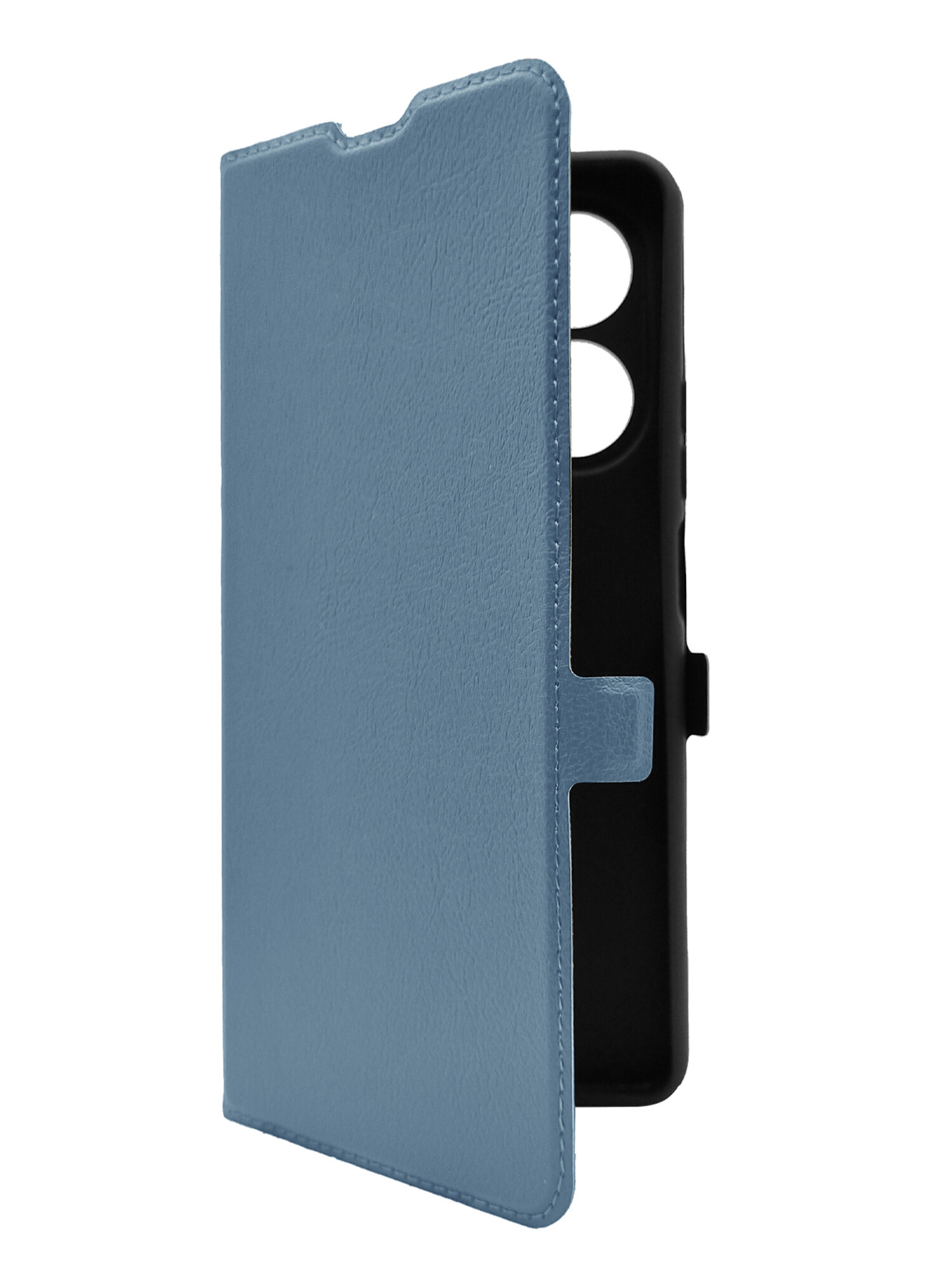 Чехол на Tecno Spark 20 Pro (Техно Спарк 20 Про) синий книжка эко-кожа с функцией подставки отделением для карт и магнитами Book case, Brozo