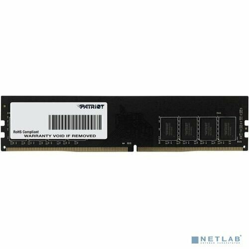 Patriot Модуль памяти DDR4 16Gb 2666MHz Patriot PSD416G266681 RTL PC4-21300 CL19 DIMM 288-pin 12В single rank Черный 556000₽