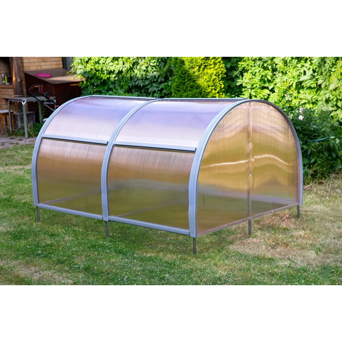 Парник ТМК Прогресс-мини new (1,5 х 2 х 1,18 м), поликарбонат Нано 4 мм, без грядки