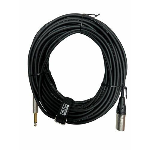 Кабель микрофонный Xline Cables RMIC XLRM-JACK 20 XLR 3 pin male - JACK 6.3 mono длина 20м xline cables rmic xlrm jack 03 кабель микрофонный xlr 3 pin male jacl 6 3 mono длина 3м