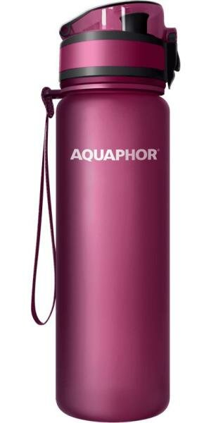 Бутылка-водоочиститель Аквафор Бутылка вишневый 0.5л.