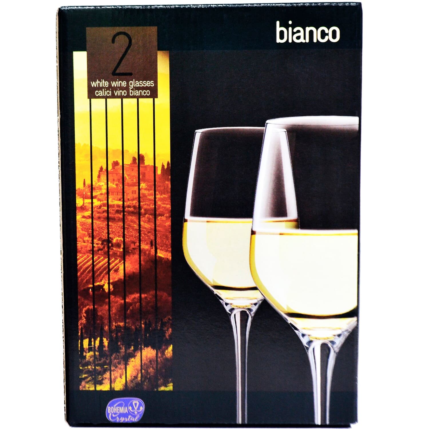 Набор бокалов для белого вина Bohemia Crystal Bianco 350 мл, 2 шт.