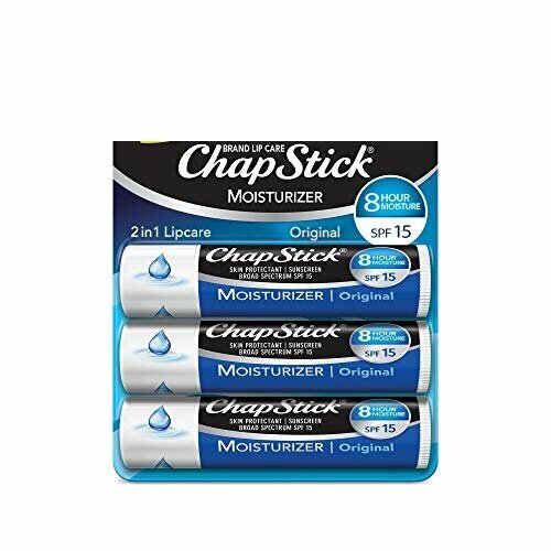 ChapStick Moisturizer Original Lip набор увлажняющих бальзамов из 3 штук chapstick total hydration бальзам для губ эвкалипт и мята 3 5 г