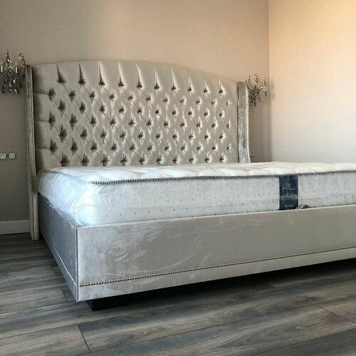 Кровать Valensia Premium СМ 160Х200, ПМ, ящик для белья, с выбором оттенка