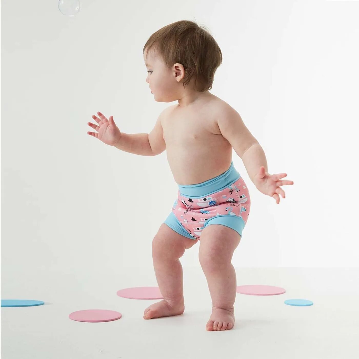 Подгузник для плавания Splash About Happy Nappy Зебры M