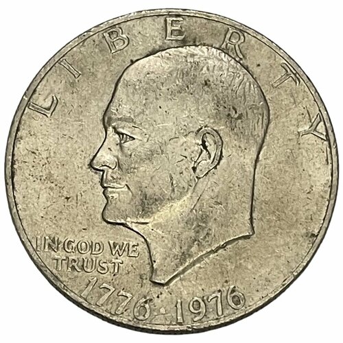 США 1 доллар (Эйзенхауэра) 1976 г. (200 лет независимости США) (D) (Тип 2) (CN/Cu)