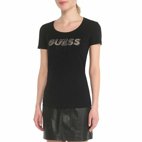 Футболка GUESS, размер M, черный