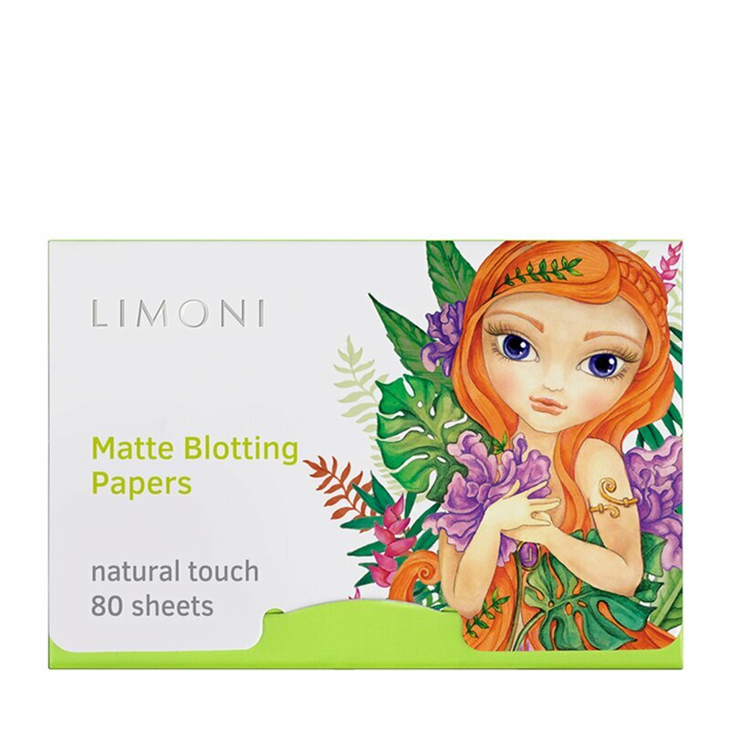 Салфетки для лица матирующие / Matte Blotting Papers green 80 шт