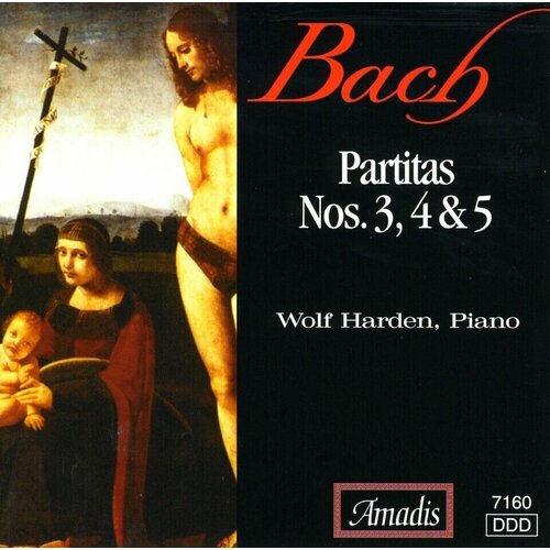 Bach - Keyboard Partitas N 3-5-BWV 827 828 829 < Amadis CD Чехия (Компакт-диск 1шт) бах