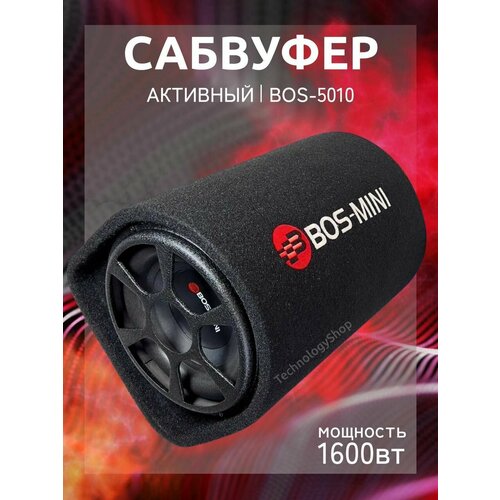 Компактный сабвуфер активный Bos Mini 5010 10-дюмов 1600W черный