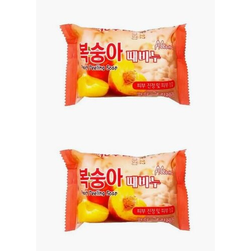 ALEUMI Мыло туалетное Peach Персик 150 г 2 шт 711₽