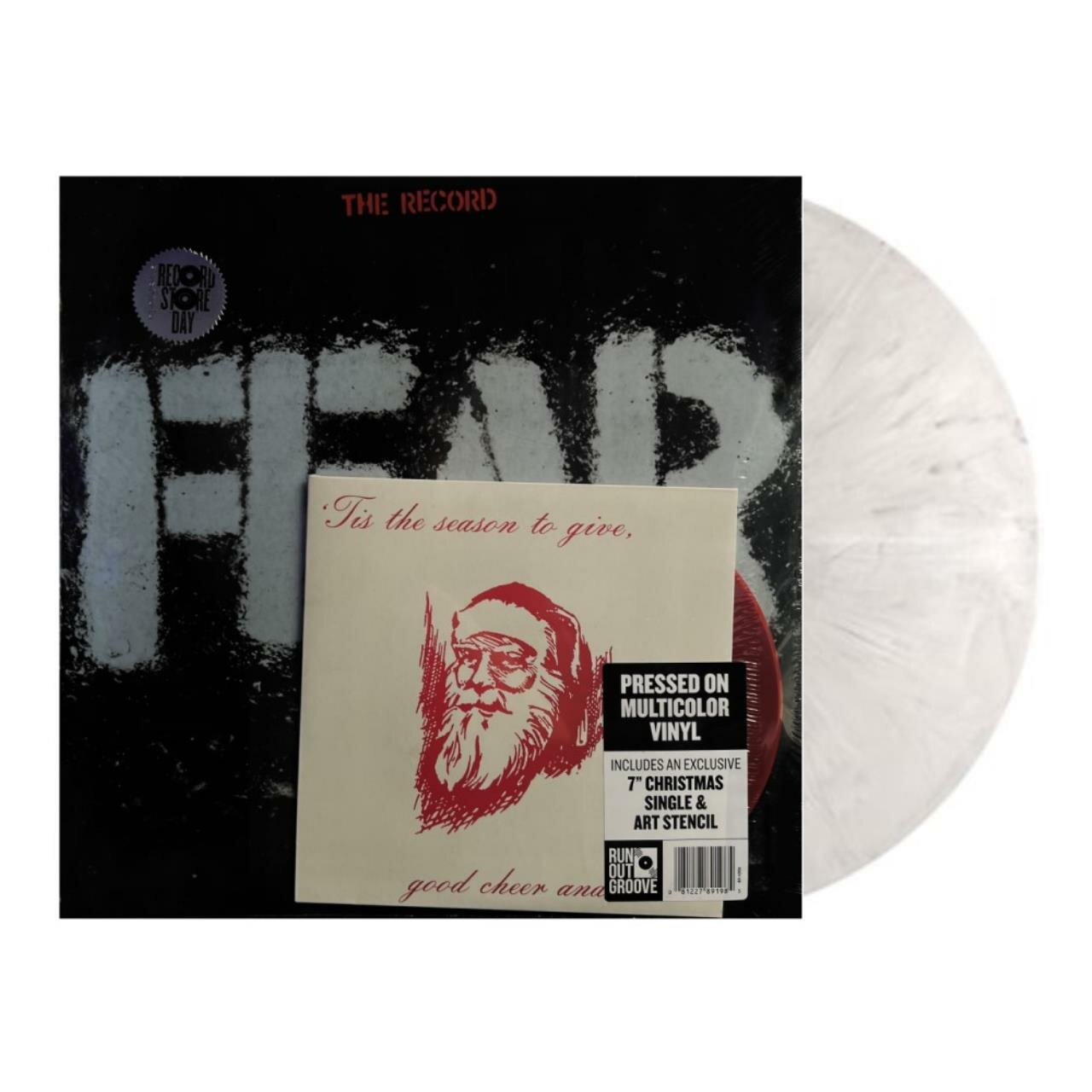 Виниловая пластинка Fear - The Record (LP - White Translucent with Gray; 7" - Red)