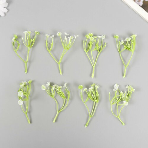 Искусственное растение для творчества Цикорий набор 8 шт 10 см 380₽