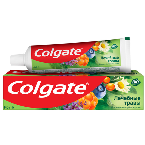 Набор из 3 штук Зубная паста Colgate лечебные травы 100мл