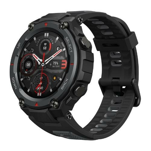 Смарт-часы AMAZFIT T-Rex Pro, 1.3", черный / черный