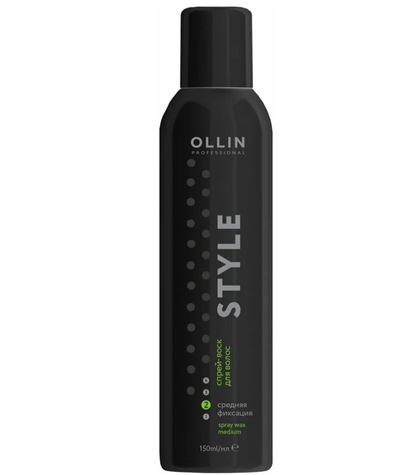 OLLIN STYLE Спрей-воск для волос средней фиксации 150 мл