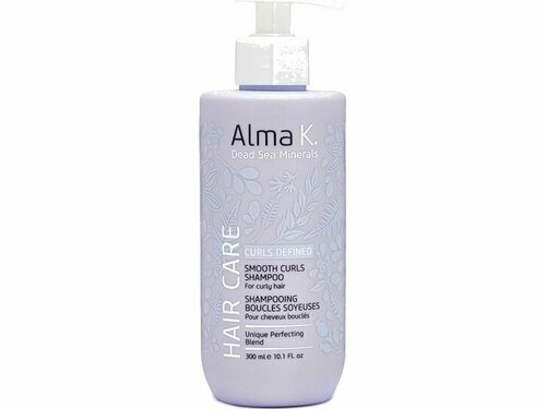 Смягчающий шампунь для вьющихся волос Alma K. SMOOTH CURLS SHAMPOO