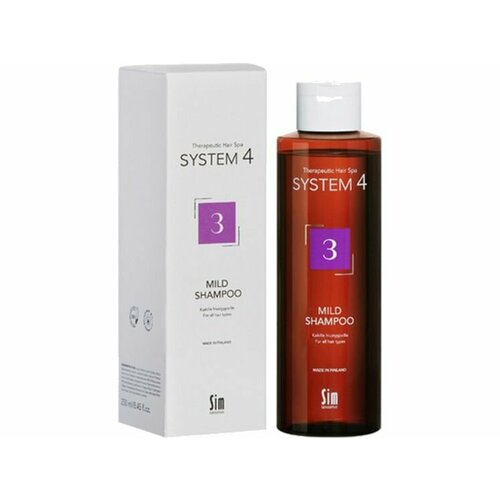 терапевтический шампунь 3 для ежедневного применения system 4 3 mild shampoo 75 мл Терапевтический шампунь №3 для ежедневного применения System 4 3 Mild Shampoo